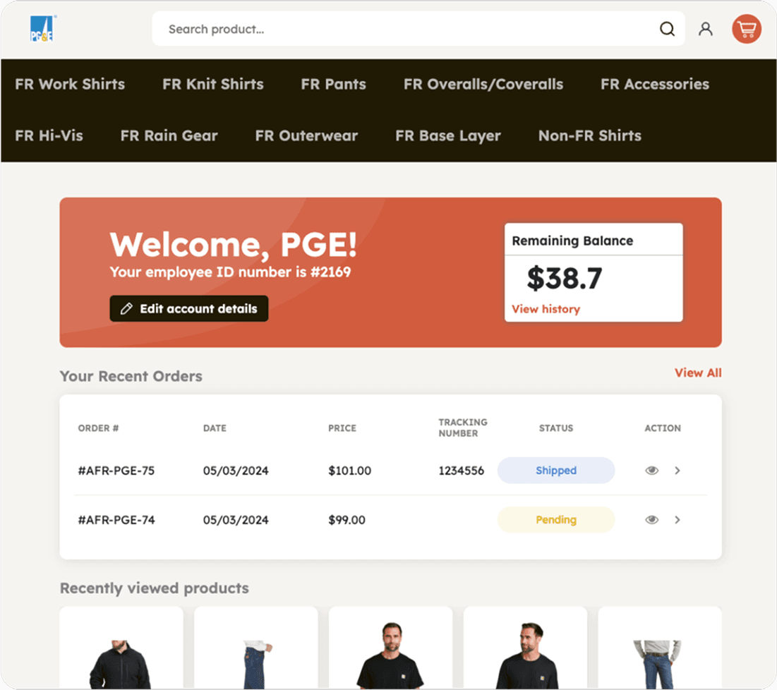 Storefront Screenshot